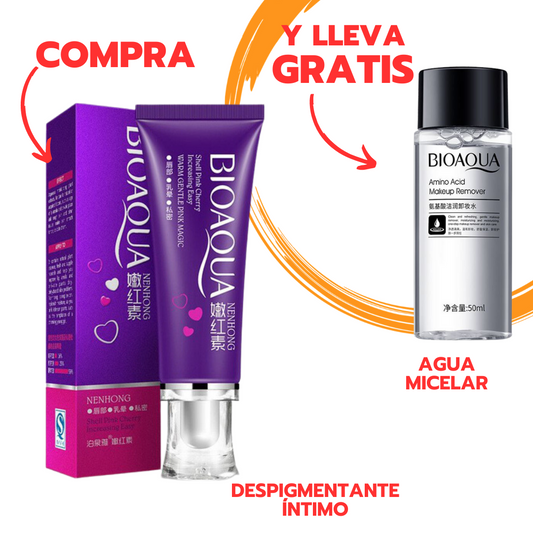 DESPIGMENTANTE INTIMO BIOAQUA (GRATIS AGUA MICELAR)