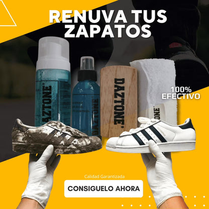 KIT PRO LIMPIEZA PARA ZAPATOS (CEPILLO, PAÑO MICROFIBRA, ESPUMA, SPRAY SELLADOR)2