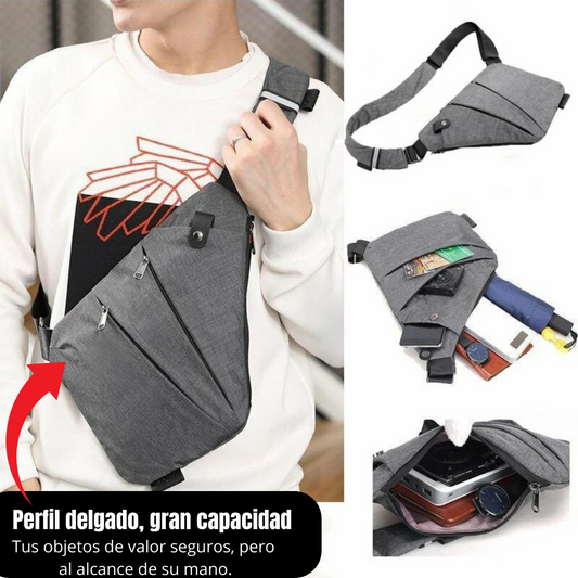 Morral ultra delgado de gran capacidad