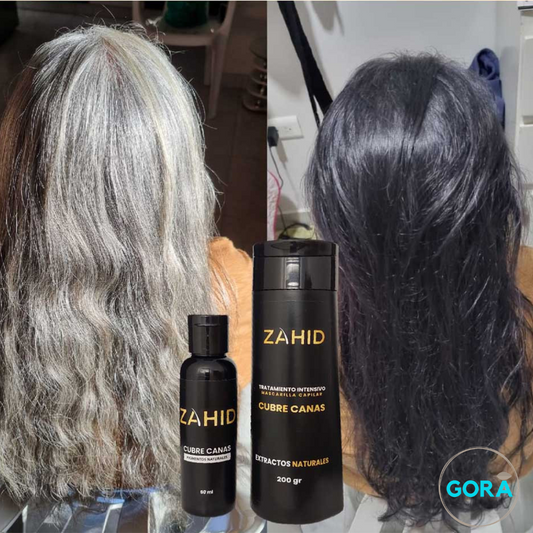 CUBRE CANAS  + TRATAMIENTO - SIN DAÑAR TU CABELLO.