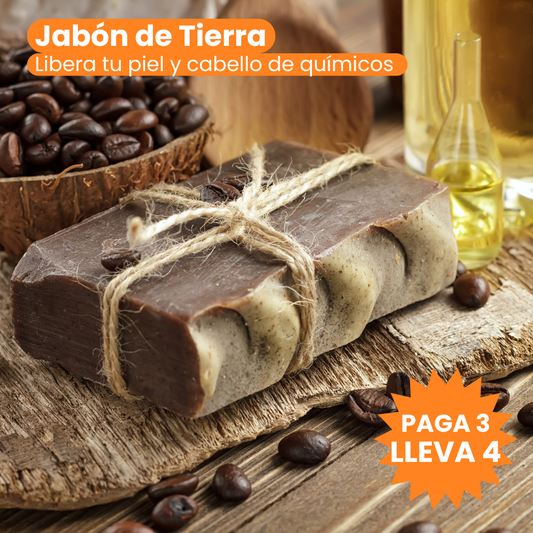 JABÓN DE TIERRA - PACK X4