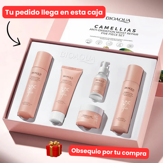 Kit Flor Camelias Bioaqua + Obsequio